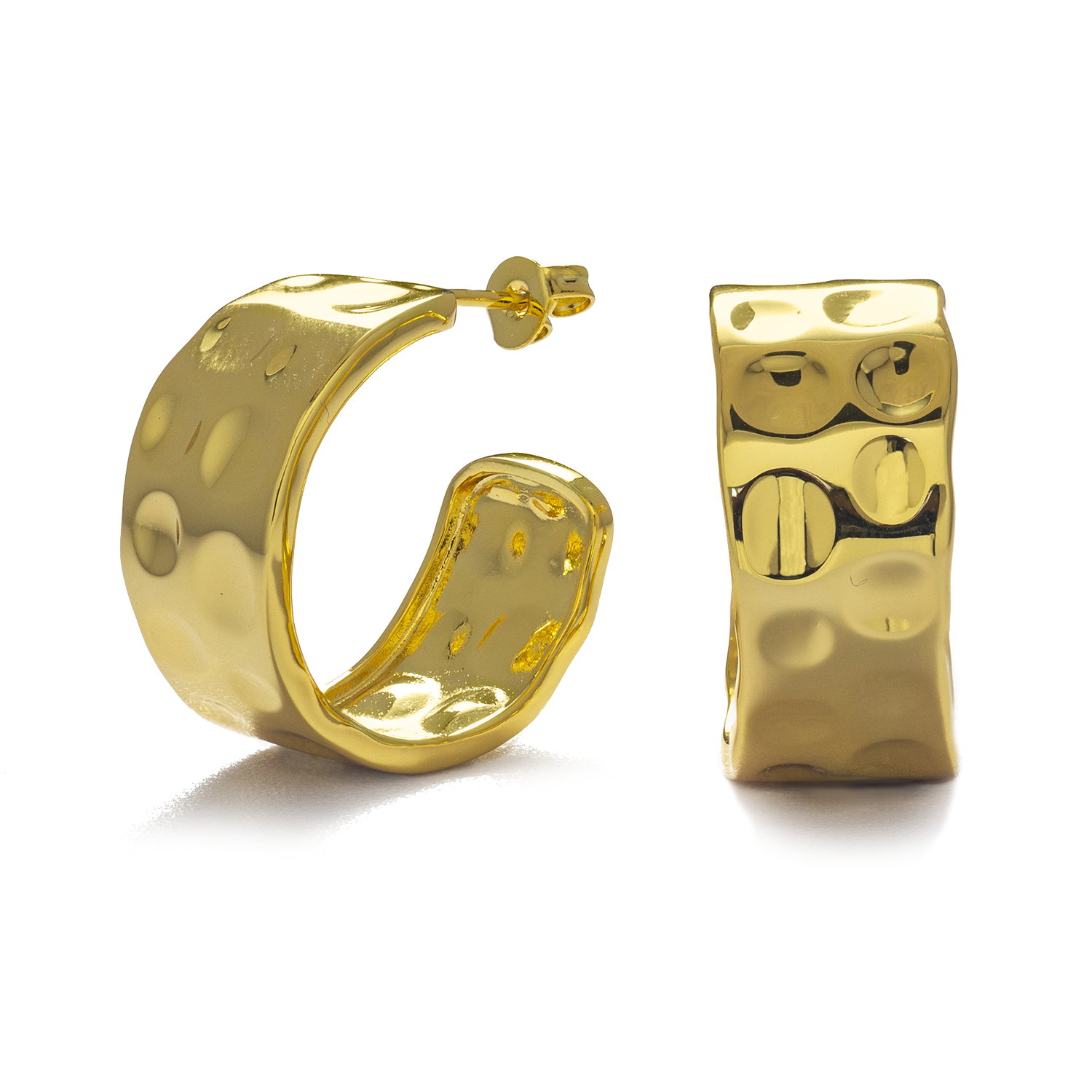 Wholesale Charming Jewelry Accessory Fashionable Simple Gold Plated Fashion Stud Earrings for Anniversary or Gift