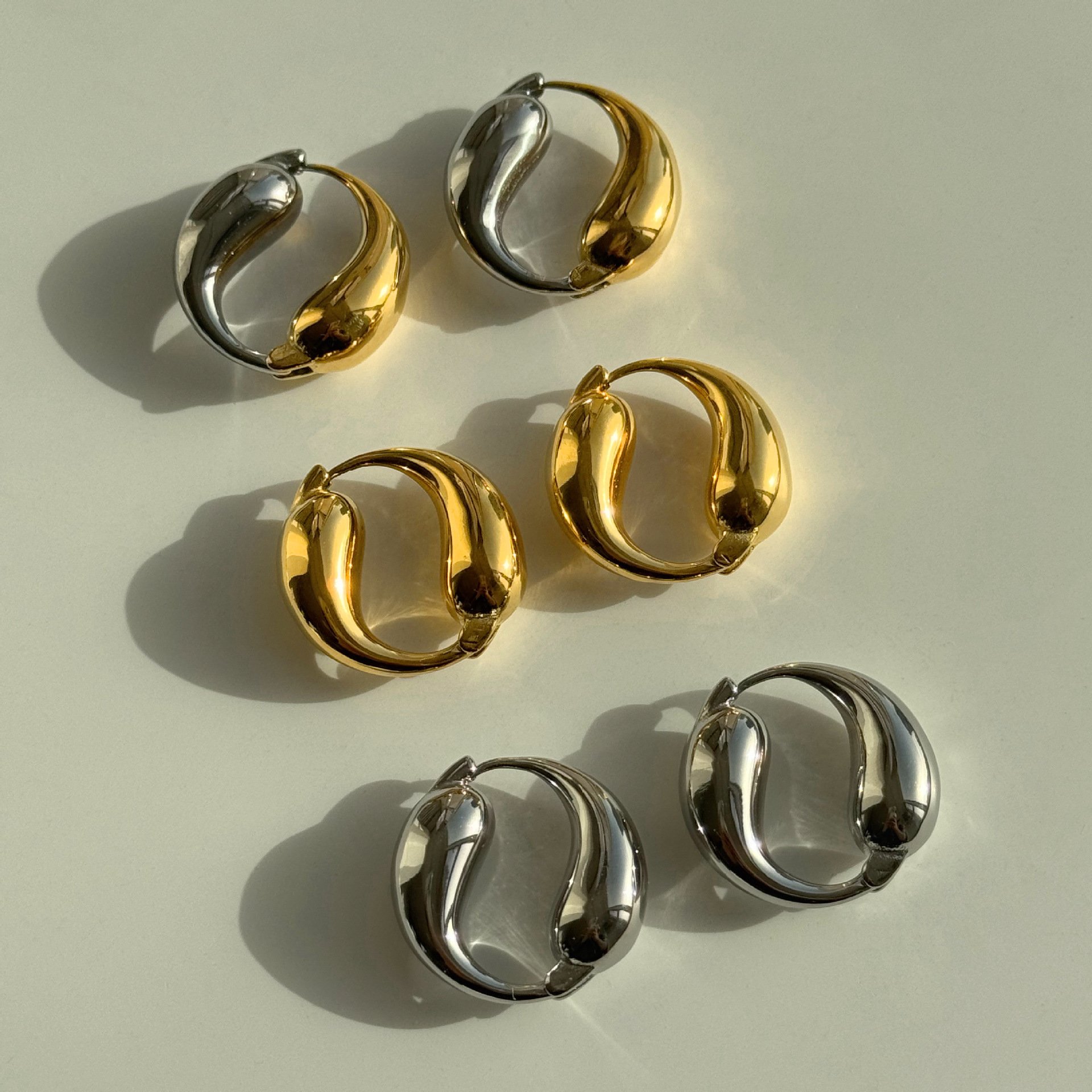 Special Offer fashion jewelry 18k gold plated Cubic zirconia Stud Earrings Women Earring For woman Cute Different Colours