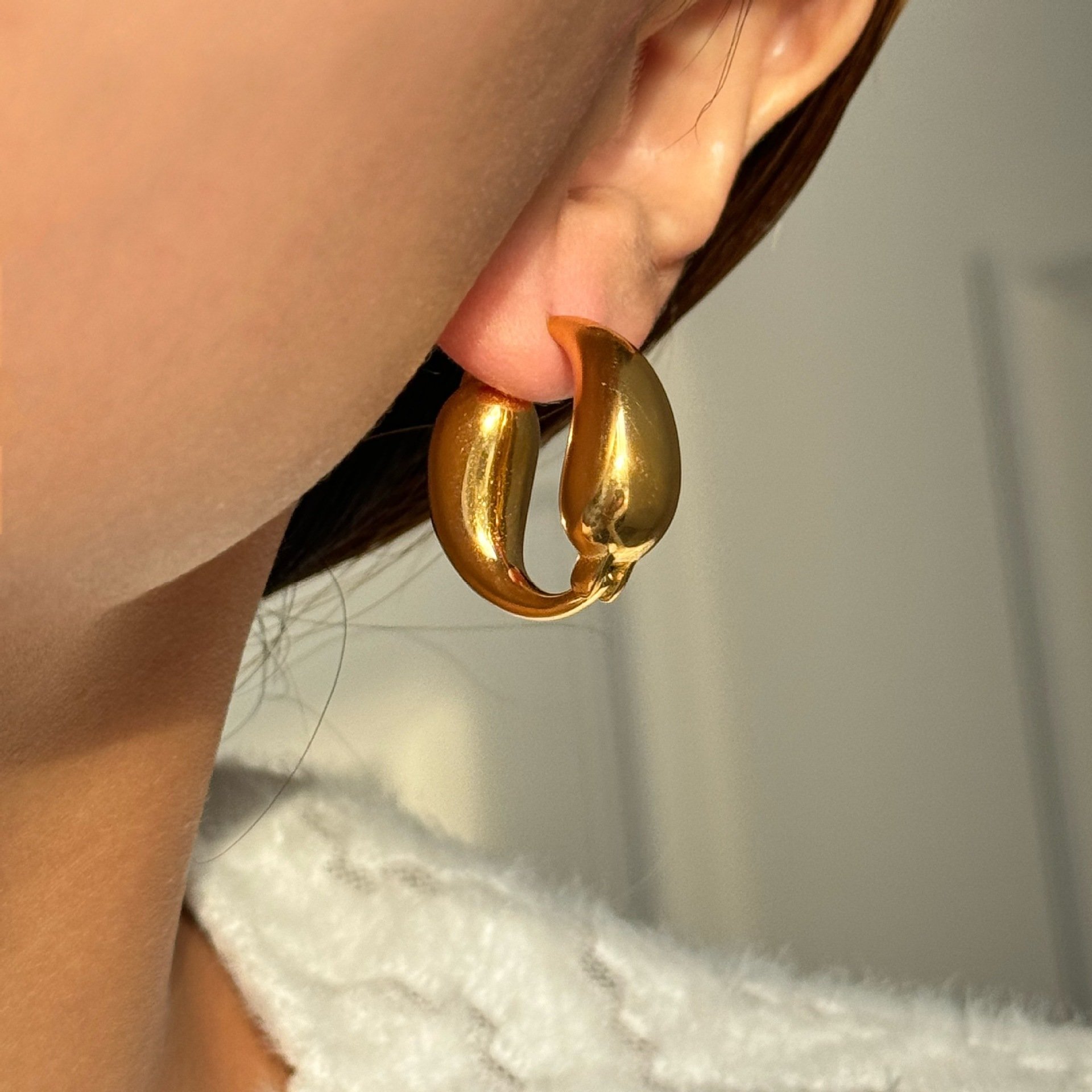 Special Offer fashion jewelry 18k gold plated Cubic zirconia Stud Earrings Women Earring For woman Cute Different Colours