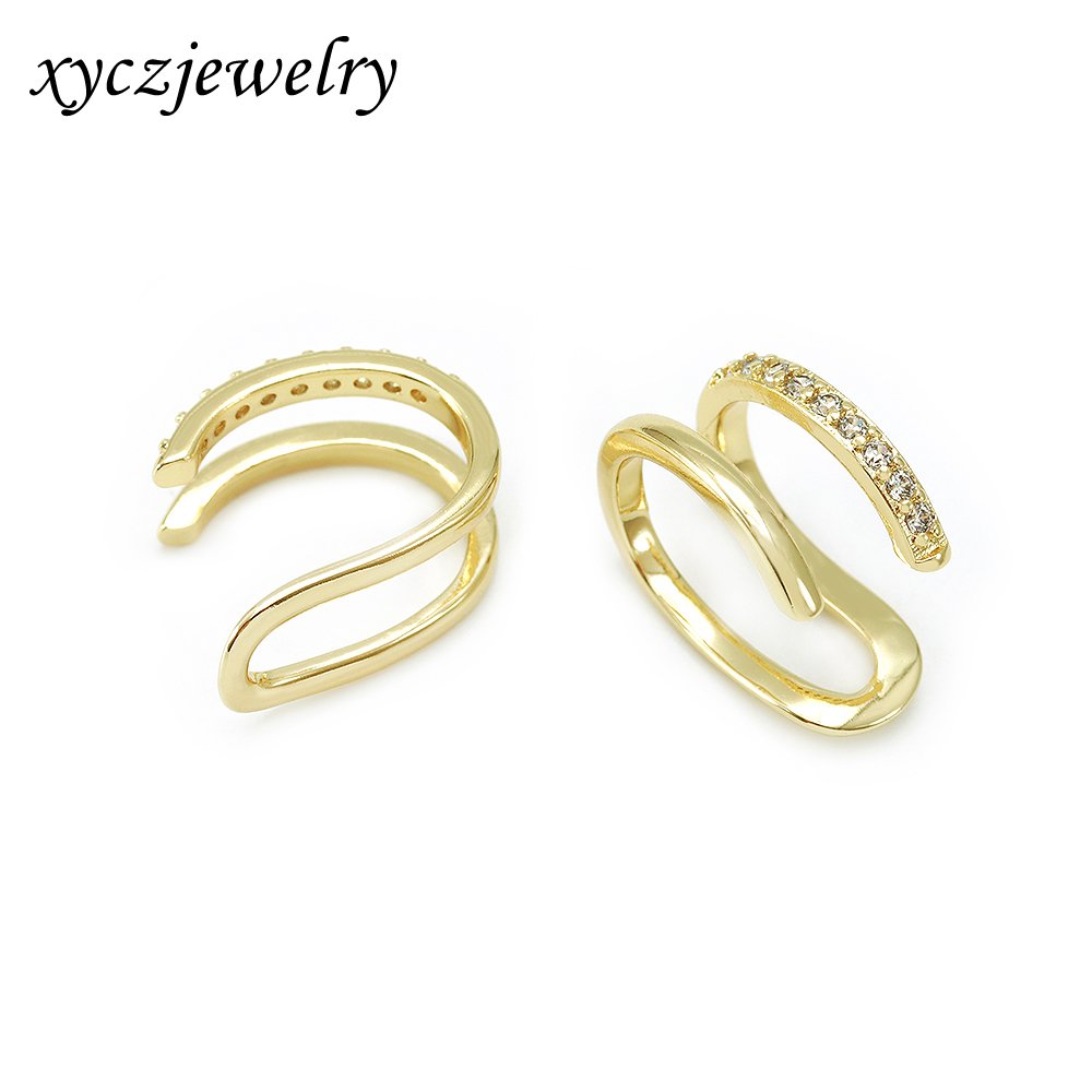 Wholesale 18k Gold Plated Ear Cuff Earrings Jewelry Small Circle Hoop Earrings