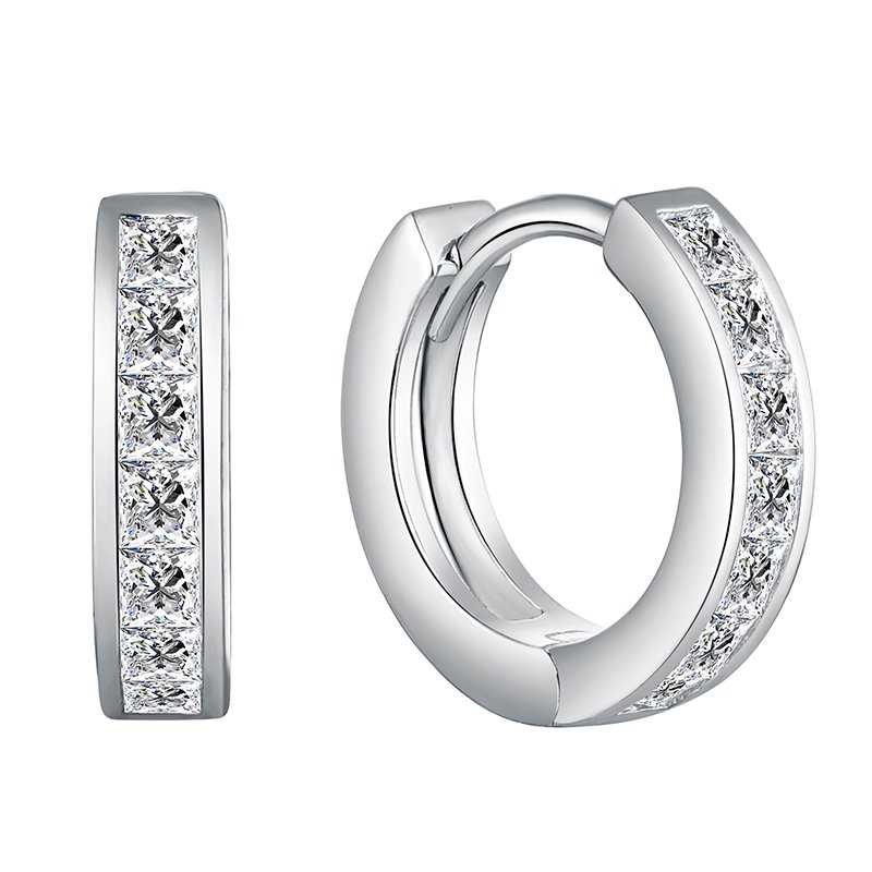925 Silver Small Hoop Earrings Hypoallergenic Lightweight Huggie Hoops Earring