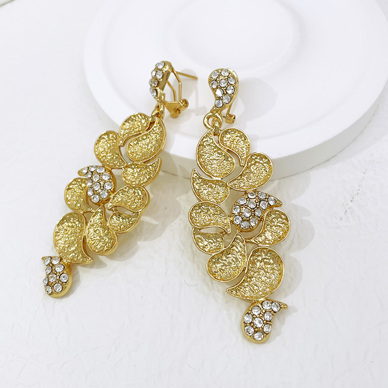 Italian 18K Gold Plated Jewelry Set Latest Luxury Design Women Necklaces Set Jewelry Cuff Bangle Bride Wedding Party Accessories