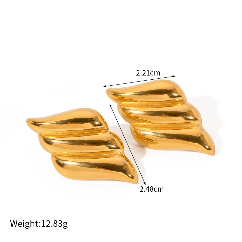 Indian Handmade Jewelry Stainless-Steel-Jewelry Jewelry-Wholesale-China Cheap For Women Womens Earrings Trend Fancy