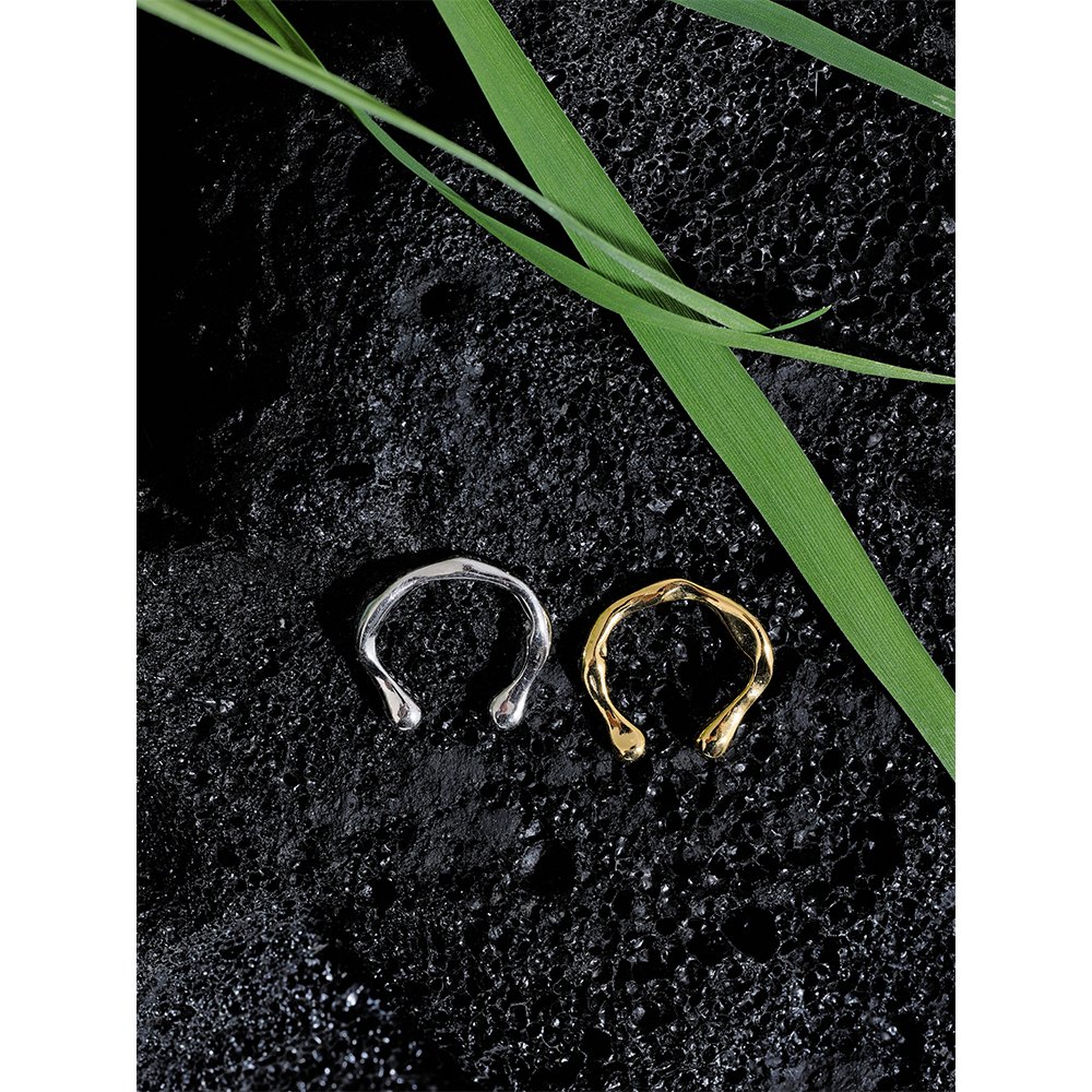 JINYOU 072 1PC Minimalist Sterling Silver Ear Bone Adjustable Accessories Fashion Metal Fine Jewelry Non Pierced Earrings
