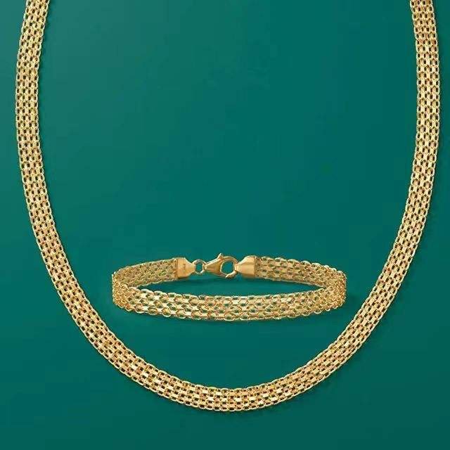 Top Fashion Fine Jewelry Set rings Necklaces Earrings Stainless Steel Bracelet Fashion Jewelry bracelets & Bangles Men Bracelet