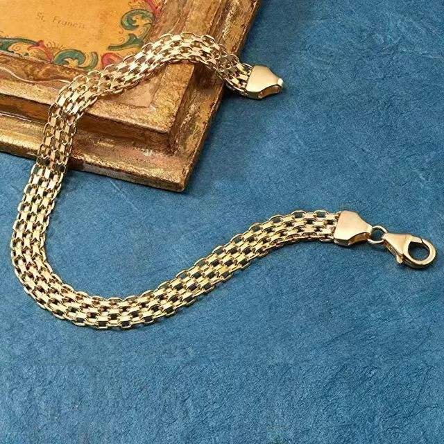 Top Fashion Fine Jewelry Set rings Necklaces Earrings Stainless Steel Bracelet Fashion Jewelry bracelets & Bangles Men Bracelet