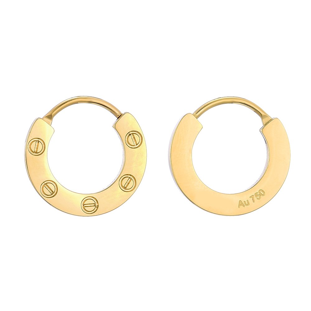 Luxury Design Love Single Earrings Women Girls Ladies 316L Titanium Steel Fine Jewelry Brincos Oorbellen Orecchini High Edition