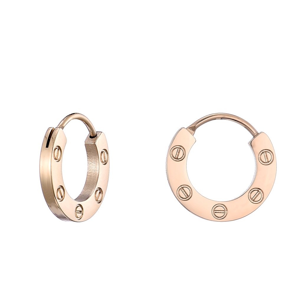 Luxury Design Love Single Earrings Women Girls Ladies 316L Titanium Steel Fine Jewelry Brincos Oorbellen Orecchini High Edition