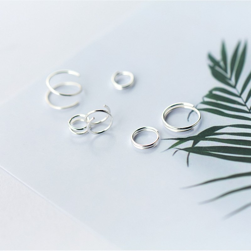 2019 New Fashion Jewelry 925 Sterling Silver Creative Personalized Stud Earring For Women And Girls Gift Jewelry