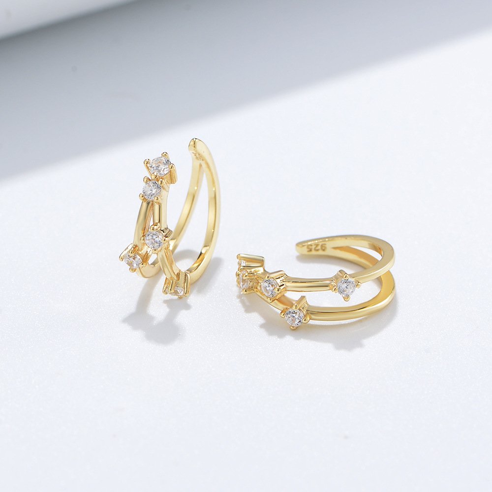 Ear Cuff Earrings 925 Silver Earring Cuffs Non Pierced Earrings Sterling Silver Luxury Jewelry for Women Pendientes al por mayor