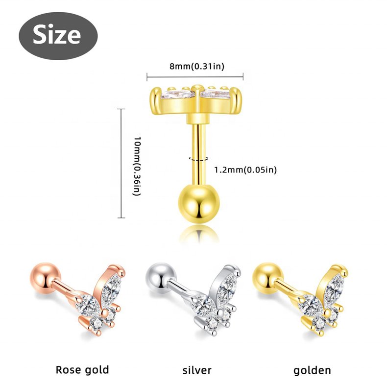 christmas gold korean stud stainless steel statement hoop pearl fashion fine jewelry earrings women pouch set 2022