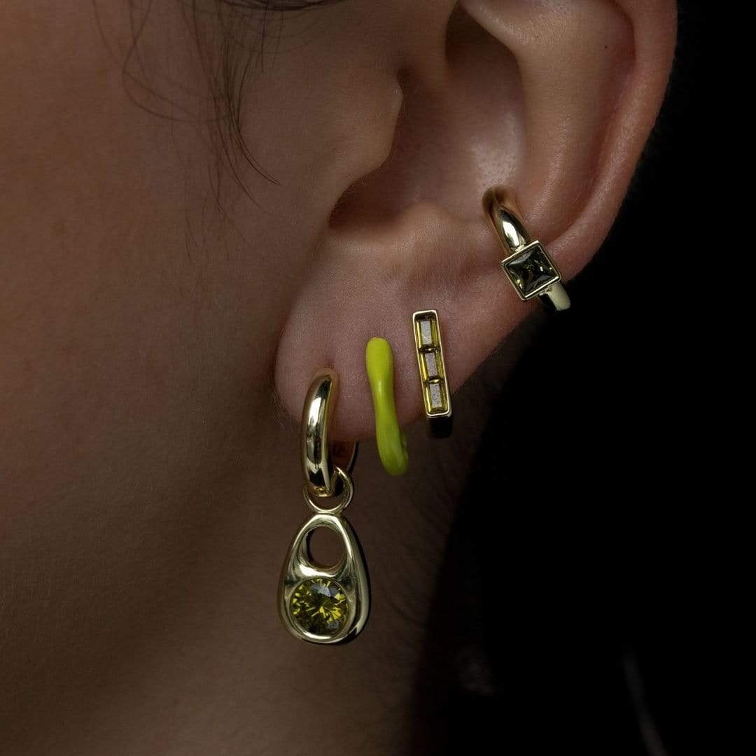 Cool Silver 925 Sterling Jewelry Chunky Thick Ear Cuff Earrings