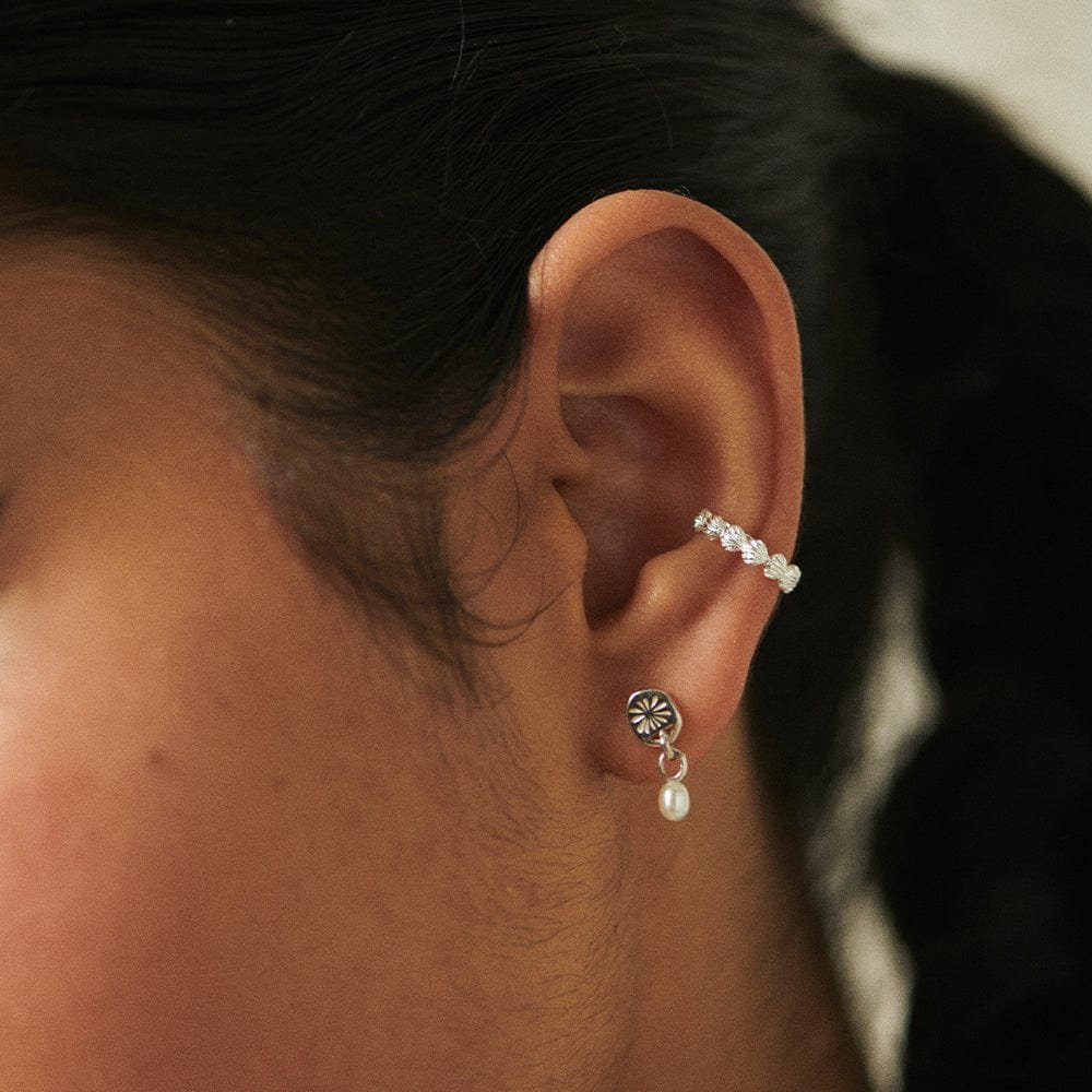 925 sterling silver designer ear cuff gold shell cuff earrings fine jewelry earrings