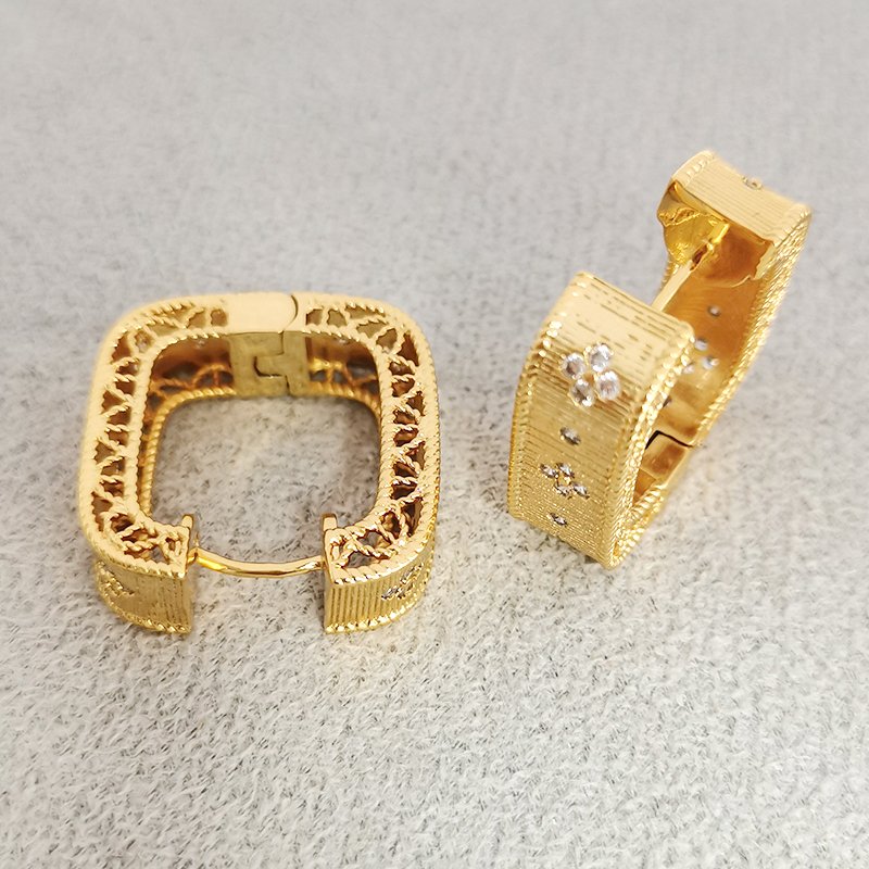 Luxury Fine Fashion Jewelry Accessories Ear Cuff Zircon Earrings Wholesale Bulk 2023