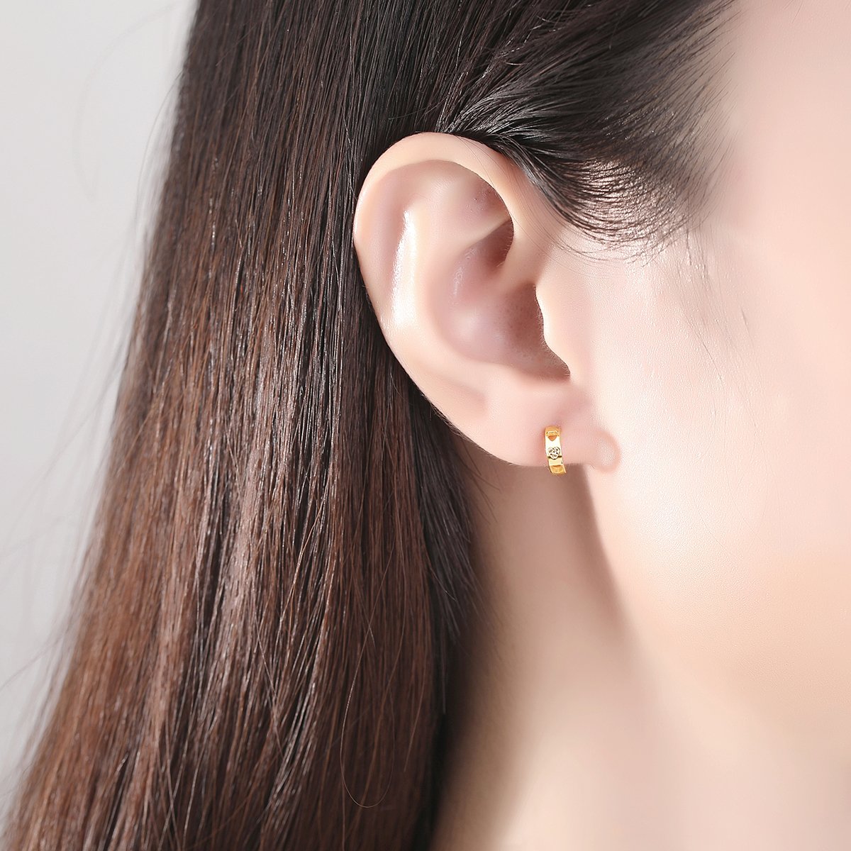 CZCITY 925 Silver Gold Plated Sterling Wholesale Cheap Earing Simple Ear Cuff 925Silver Jewelry Ear cuff Earring