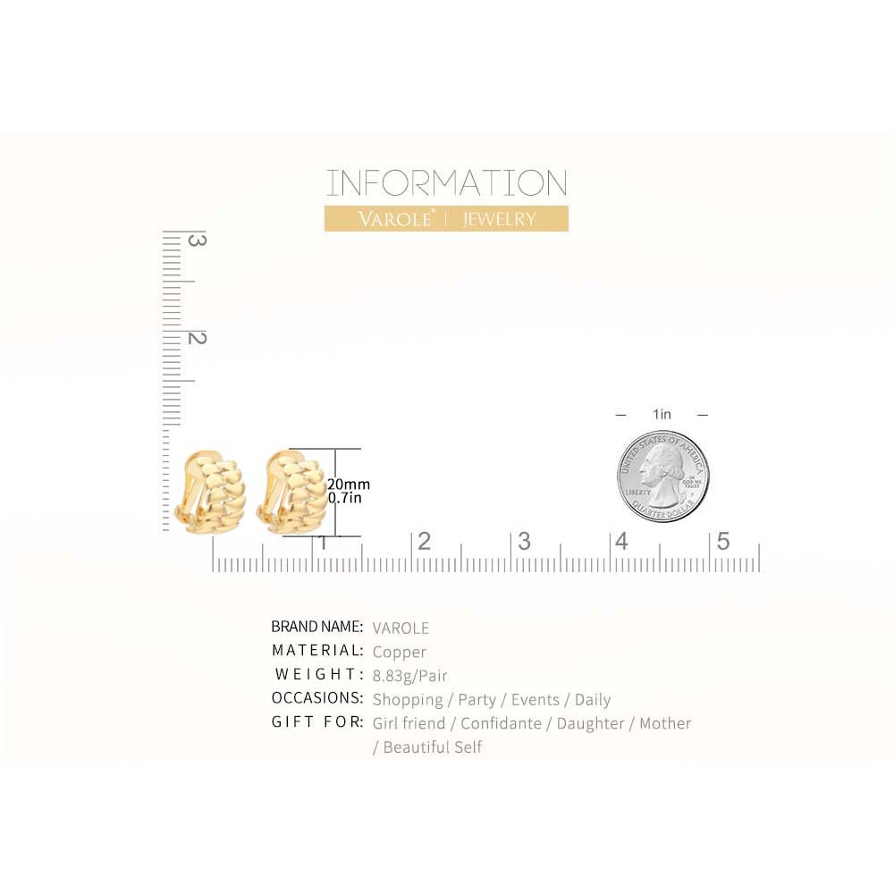 Trendy charming korean gold plated ear cuff earrings women new ladies fashion earrings ear cuff wholesale boucle oreille femme