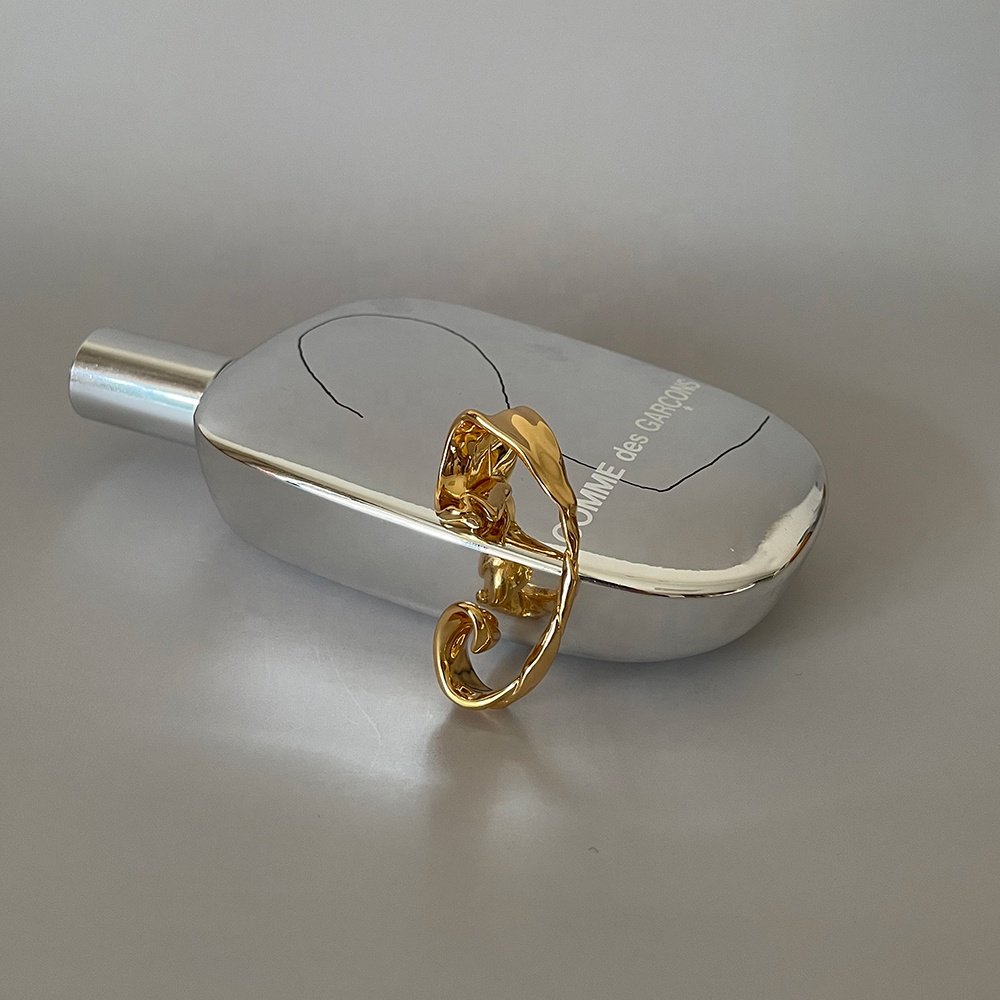 Ear Cuff Clip Without Piercing Single Earring High Quality 18K Gold Plated Brass Jewelry E211263
