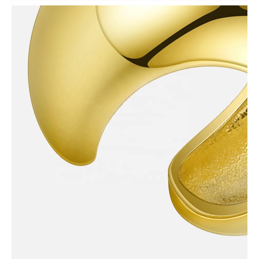 Big Ball Punk Ear Cuff Clip On Earrings Gold Color Rock Pea Earrings Without Piercing Fashion Jewelry Wholesale EC191038