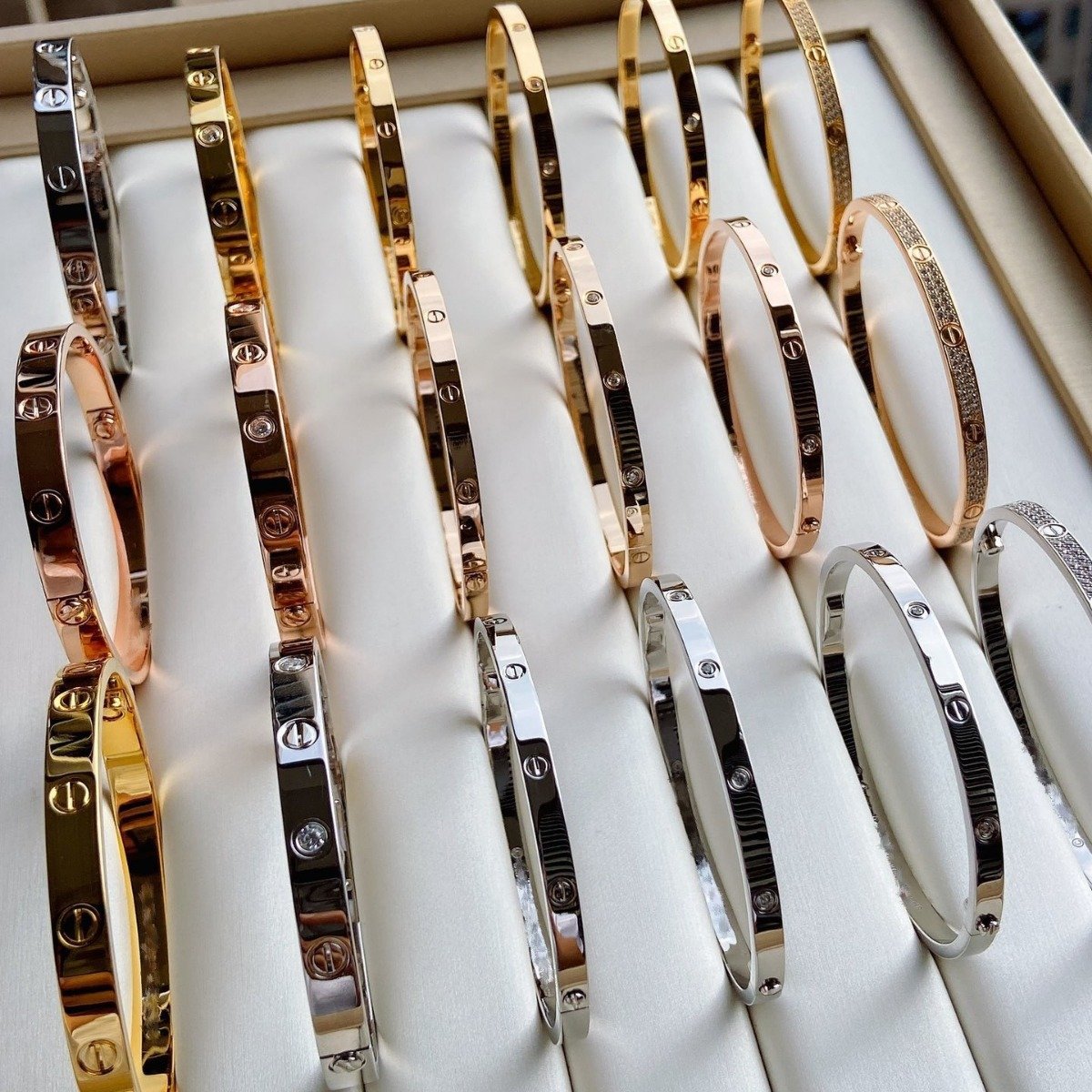 Custom Pulseira Armband Hot Gold Plated Sell Stainless Steel Screwdriver Bangles Cuff For Women Loveer Screw Bracelet & Bangle