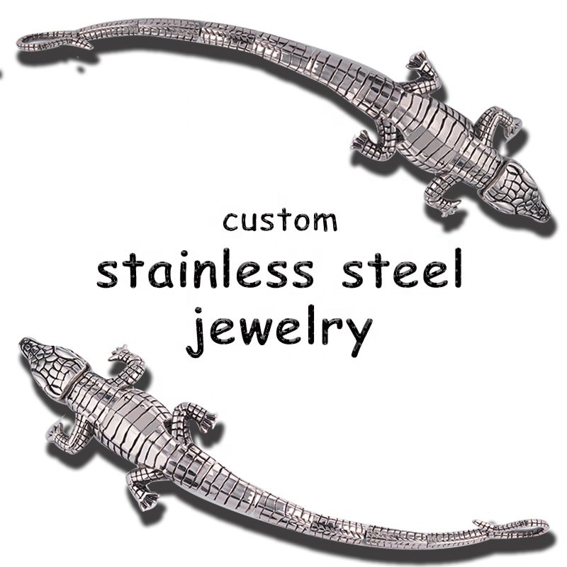 Stainless Steel Jewelry Custom Chain Gold Plated Pendants Necklace Ring Earrings Making Wholesale
