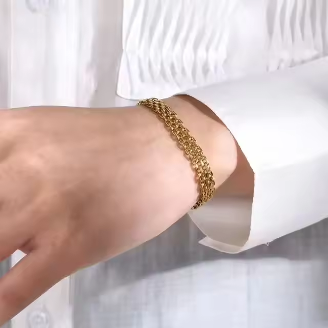 Top fashion fine jewelry set rings necklaces earrings fashion jewelry bracelets & bangles men bracelet stainless steel bracelet