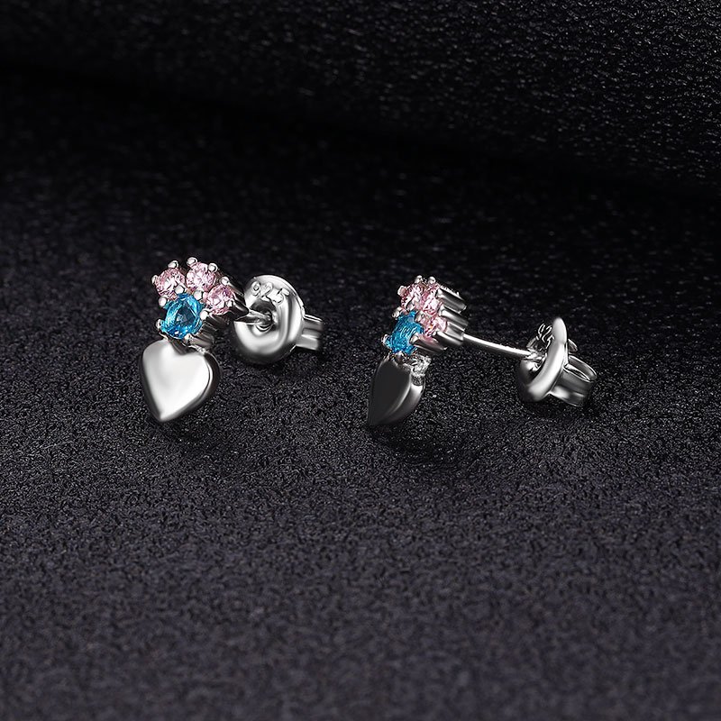 Valentine's Day series earrings 925 sterling silver temperament love earrings for women crossing Europe and America
