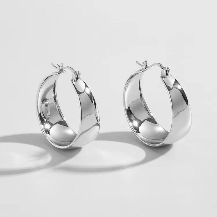 Stainless Steel Alloyboucles d'oreilles tendance 2022 Earrings Ear Cuff Stone Acrylic 18K Made In China Polimer Clay Earrings