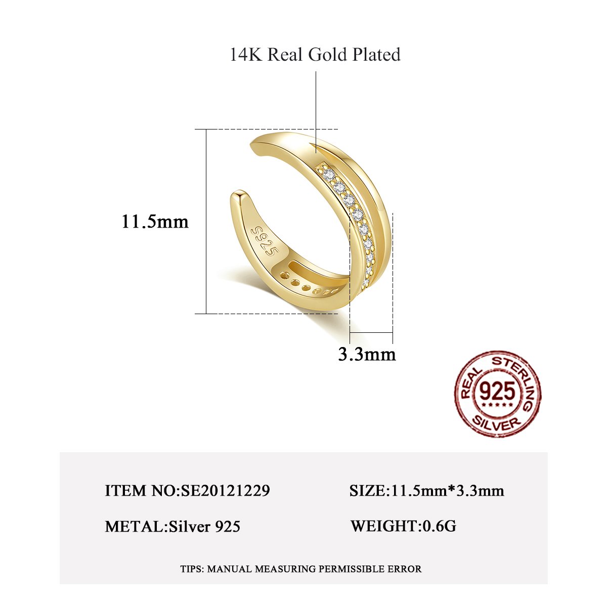 LUOTEEMI Girl Accessory S925 Sterling Silver Ear Ring Korean Fashion Trendy Tiny CZ Minimalist Charm Earrings