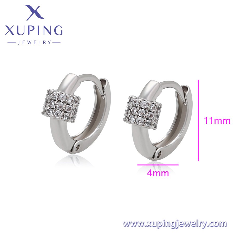 X000912631 XUPING Jewelry Wholesale Bulk Platinum Plated Fashion Elegant Jewelry Earrings For Women