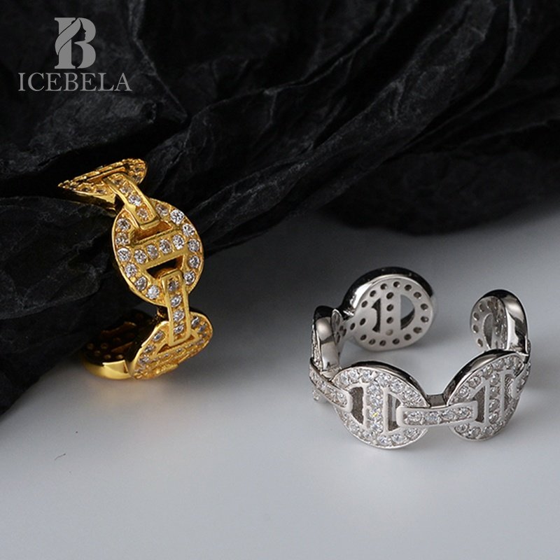 Wholesale Chic Unique 925 Silver Designer Earrings Fashion Luxury Fine Jewelry Ear Cuff Clip Pave Zircon Earrings For Girls