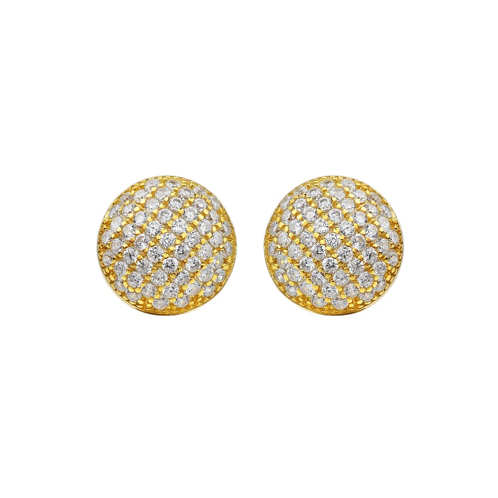 Fashion Style Cuff Shaped Gold Pead Micro Ear Rings For Women Fashion Luxury Earrings Bridal For Jewelry Accessories Earrings