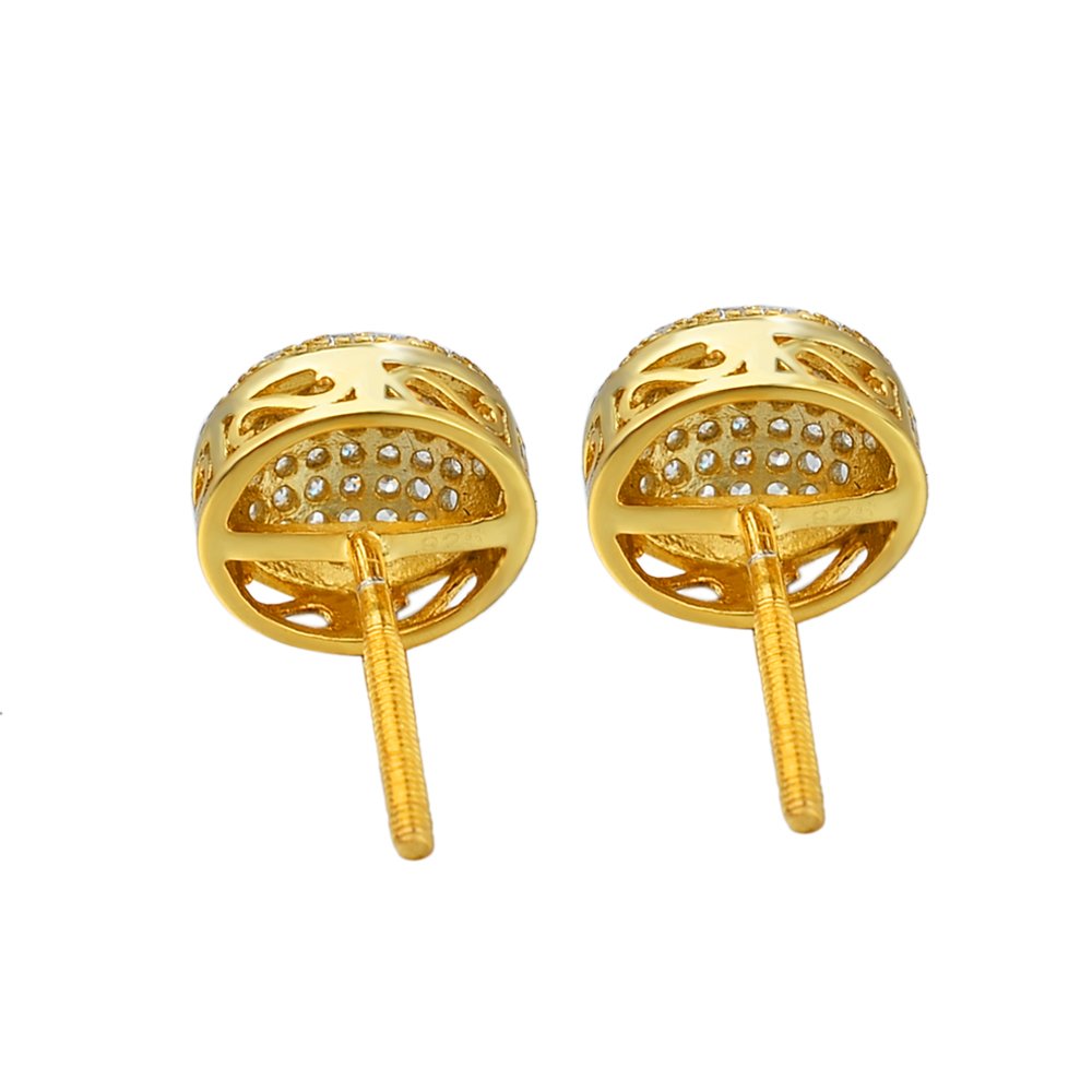 Fashion Style Cuff Shaped Gold Pead Micro Ear Rings For Women Fashion Luxury Earrings Bridal For Jewelry Accessories Earrings