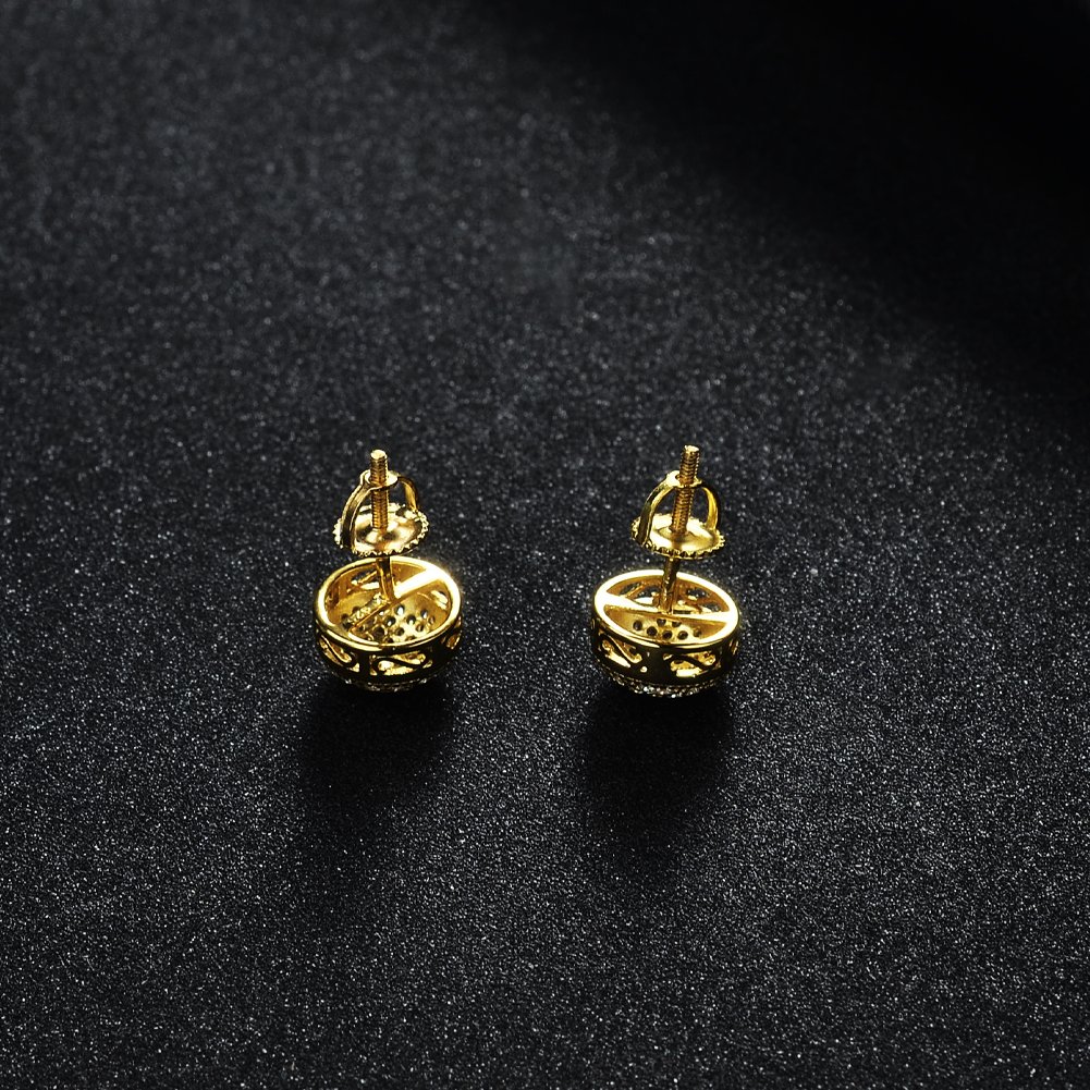 Fashion Style Cuff Shaped Gold Pead Micro Ear Rings For Women Fashion Luxury Earrings Bridal For Jewelry Accessories Earrings
