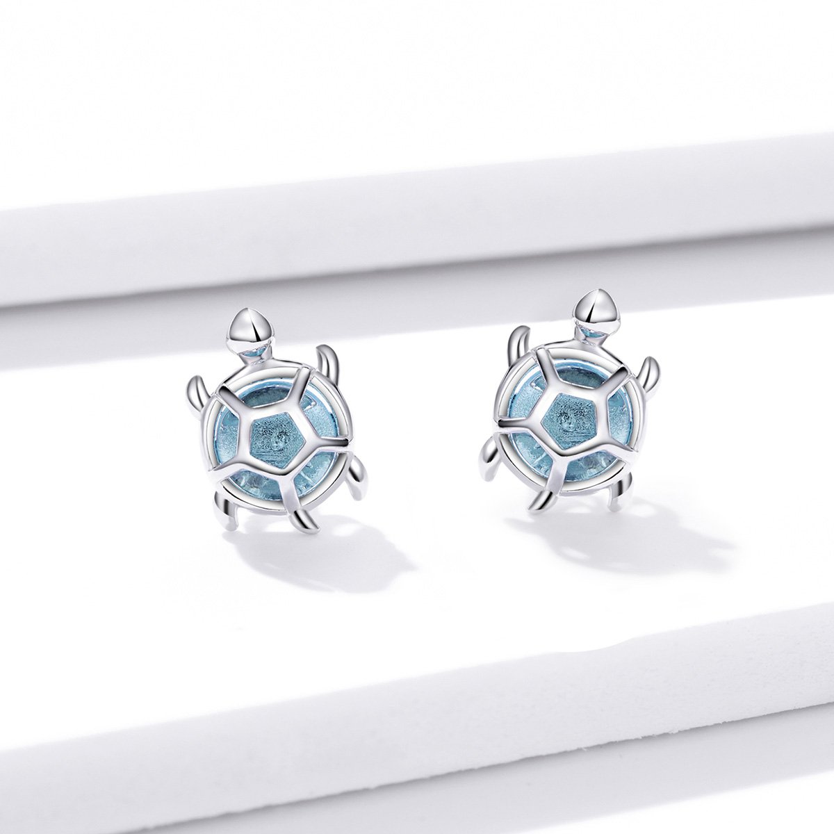 925 Sterling Silver Tortoise Stud Earrings for Women Fashion Designer Jewelry
