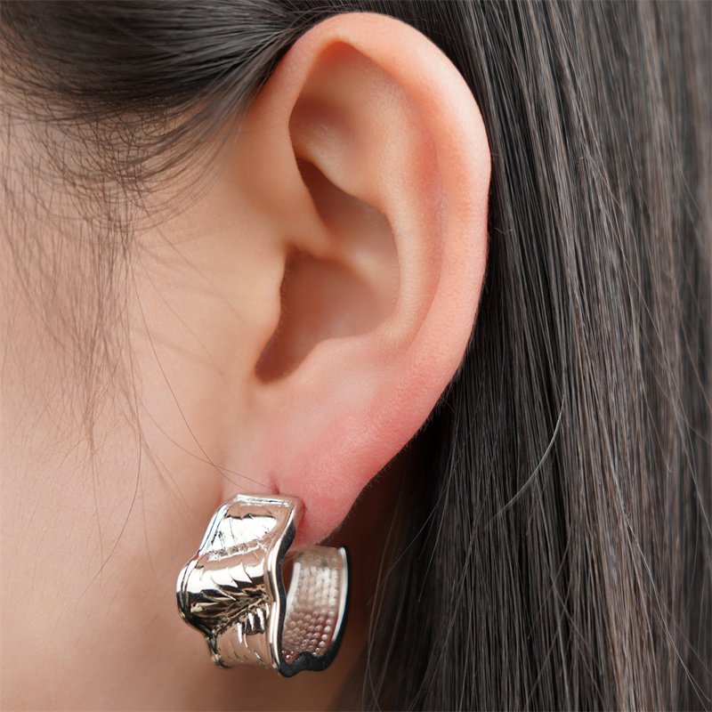 Goreal 022 Unisex Fashion Stud Earrings Daily Wear Gold Designs Jewelry
