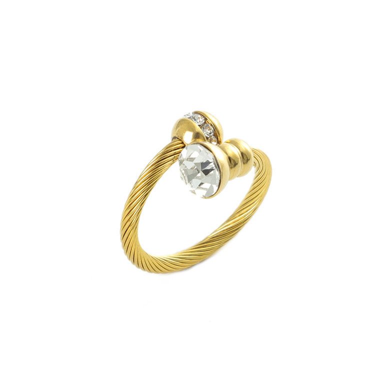 18k Gold Plated Luxury Stone Zirconia Fine Jewelry Ring Necklace Earrings Jewelry Sets For Woman