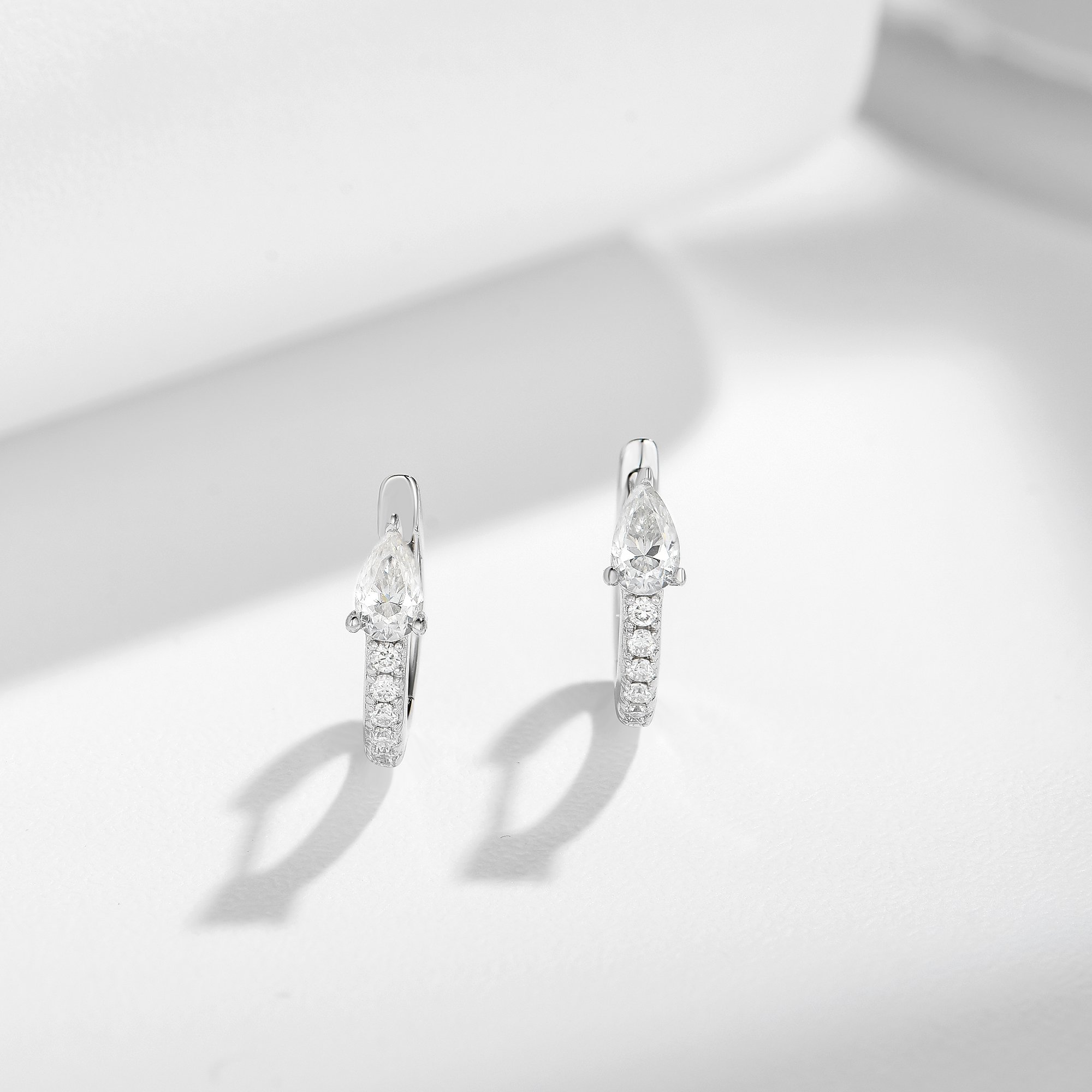 Ruizuan Mixed Earrings Wholesale Jewelry Findings 925 Sterling Silver Handmade Jewelry With Stones Water Drop
