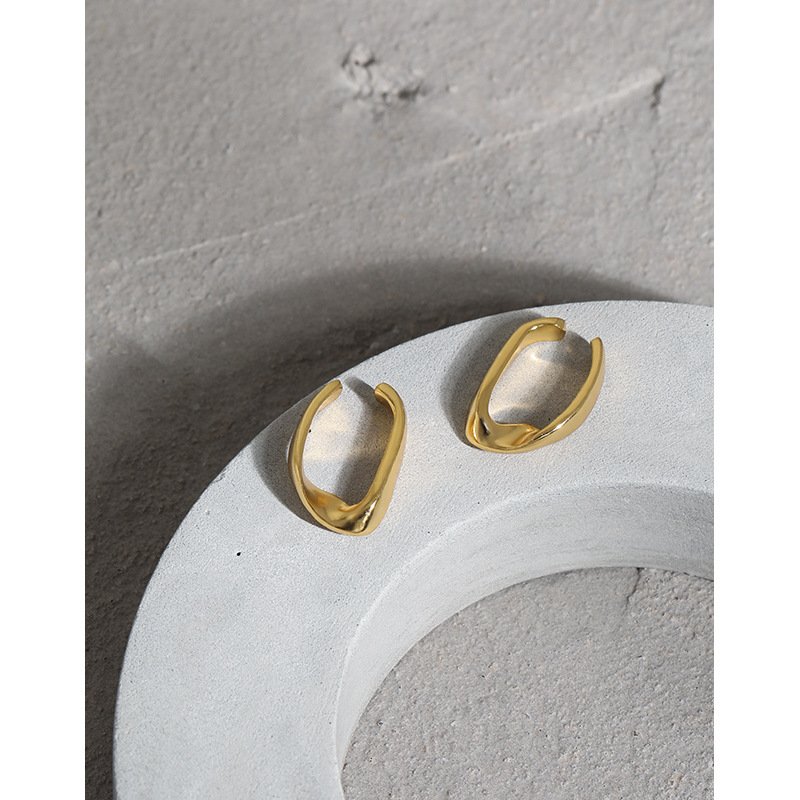 Ear Cuff Cartilage Clip On Earrings Sterling Silver Ear Clip Fake Cartilage Ear Cuff Non Piercing