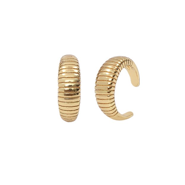 Gemnel simple style earrings cuff for women party new fashion 925 sterling silver infinity ear cuff