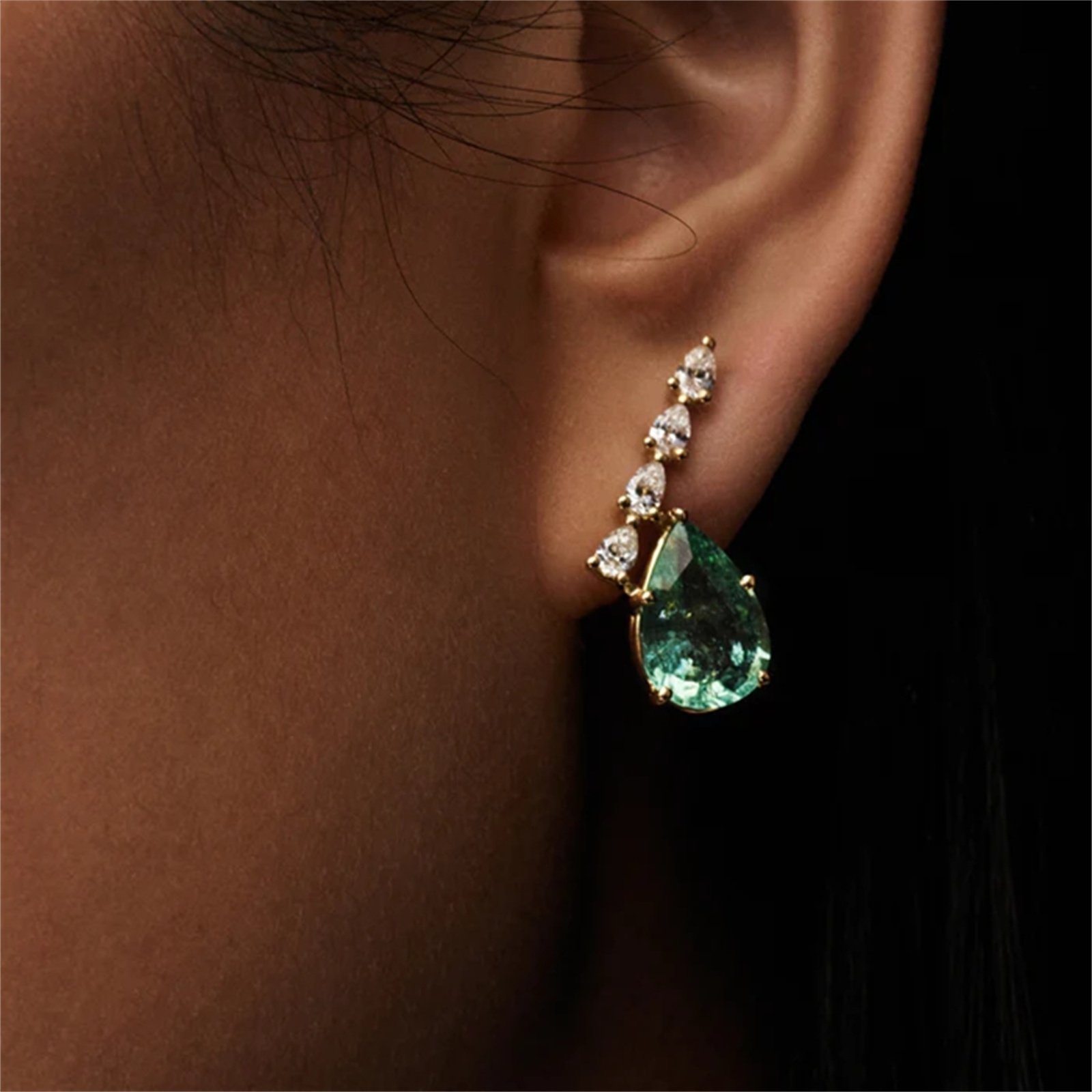 Vewant Classic Fashion 925 Sterling Silver Ear Cuff Earrings Solitaire Shell Bead Pearl Non Pierced Clip On Earrings