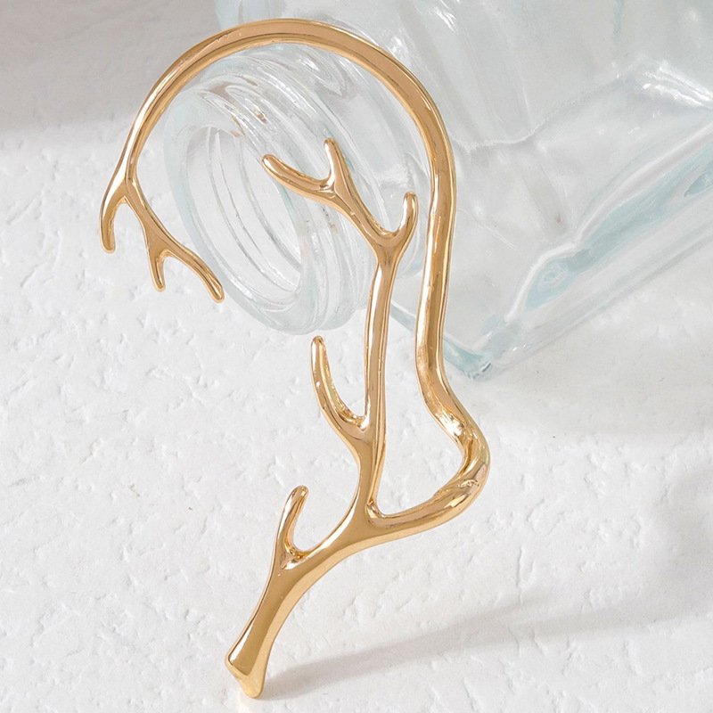 Jachon exaggerated design tree branch ear hanging ear bone clip geometric fashion ear cuff fine jewelry earrings