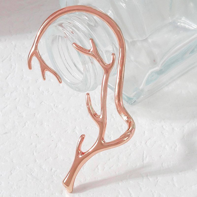 Jachon exaggerated design tree branch ear hanging ear bone clip geometric fashion ear cuff fine jewelry earrings