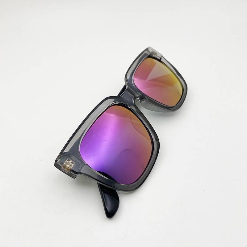Fashionable men's and women's big frame polarized sunscreen sunglasses coating original single sunglasses big face street shot sunshade mirror tide