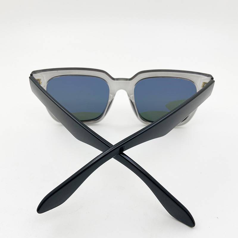 Fashionable men's and women's big frame polarized sunscreen sunglasses coating original single sunglasses big face street shot sunshade mirror tide