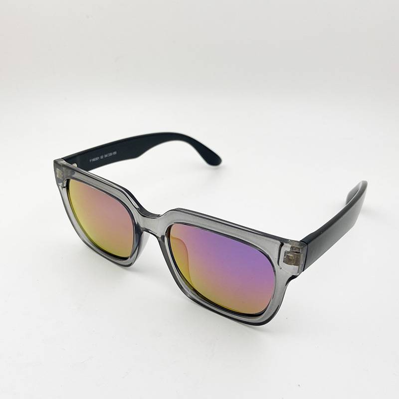 Fashionable men's and women's big frame polarized sunscreen sunglasses coating original single sunglasses big face street shot sunshade mirror tide