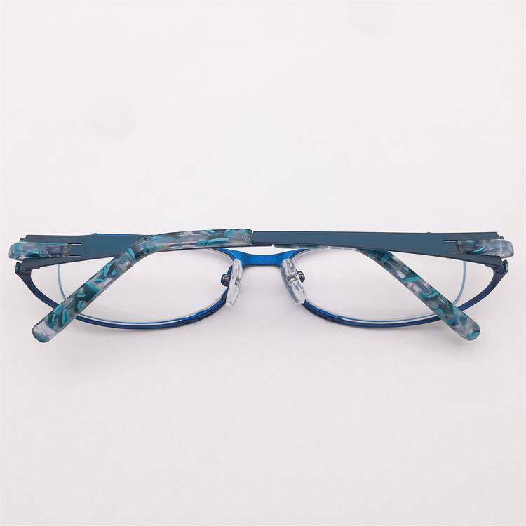 Shenzhen produced original single -alloy blue full -frame alien frame business literary temperament wild glasses shelf girl
