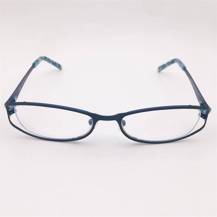 Shenzhen produced original single -alloy blue full -frame alien frame business literary temperament wild glasses shelf girl