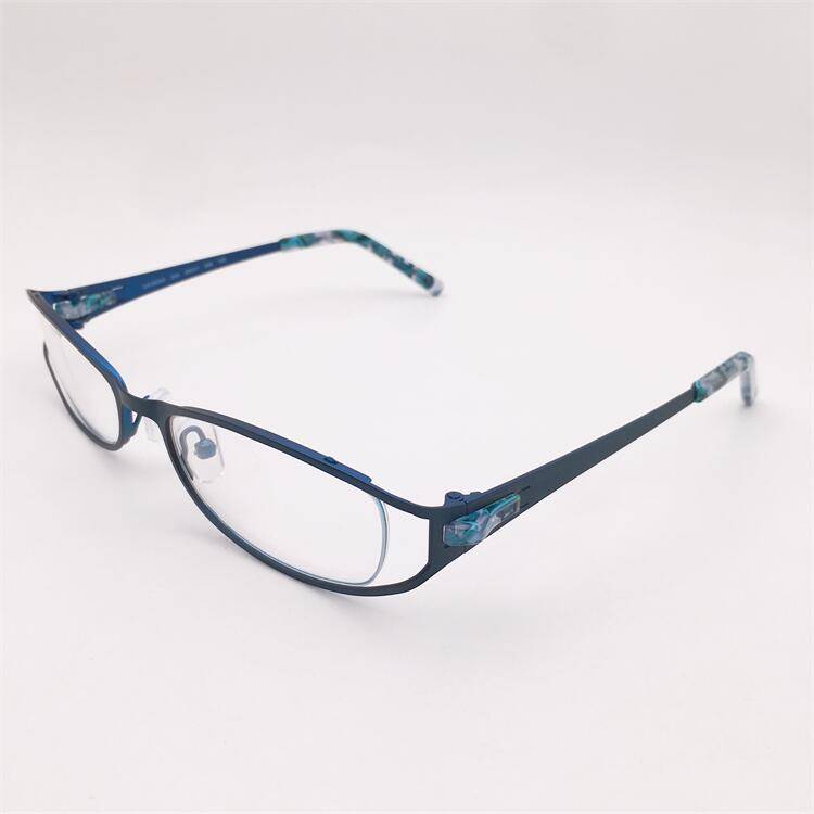 Shenzhen produced original single -alloy blue full -frame alien frame business literary temperament wild glasses shelf girl