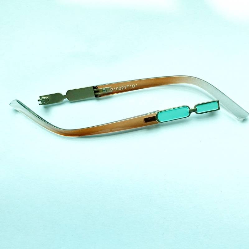 Glasses legs width 6.5mm Double teeth pitch 1.5mm high 6 sunglasses legs glasses lengthem long 134mm pair
