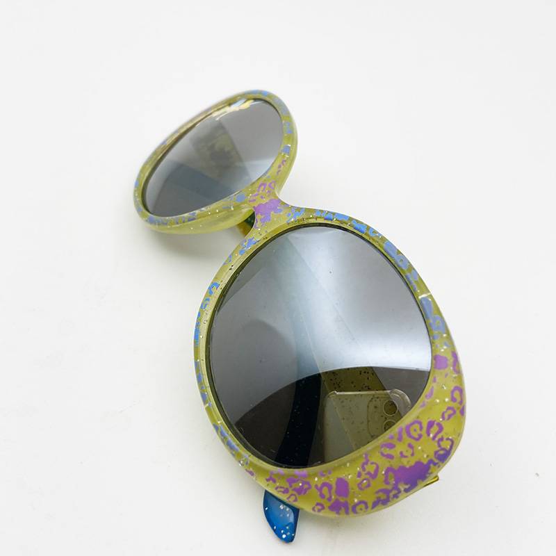 Original single girl sunglasses fashion this children's brand sunglasses anti -ultraviolet eye mirror sunshade shading mirror tide